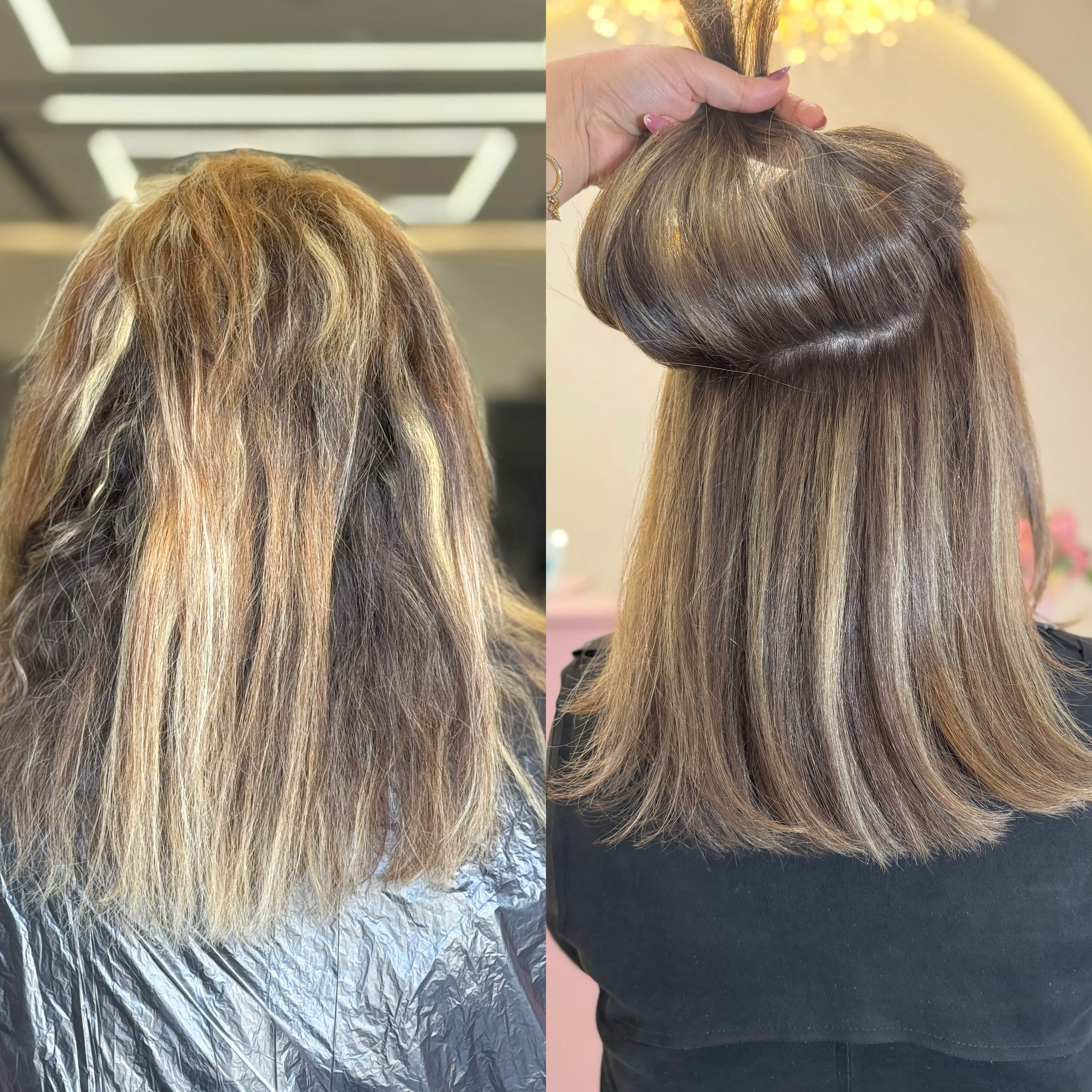 Hair highlights at Divine Beauty Salon