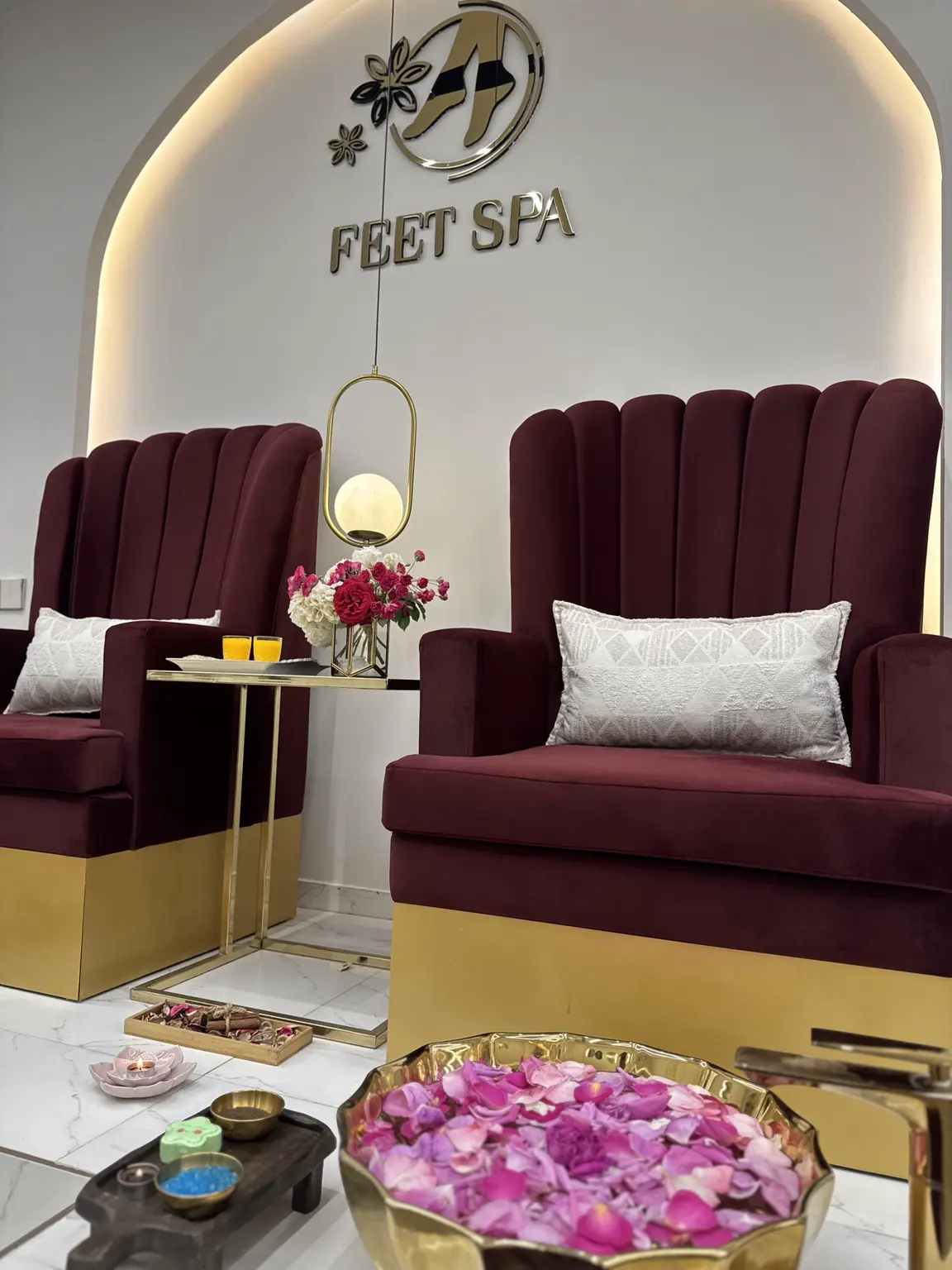 Pedicure at Divine Beauty Salon